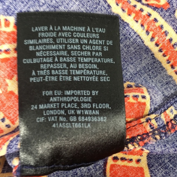 Anthropologie Vanessa Virginia Mahdia Elephant Top - Picture 10 of 10